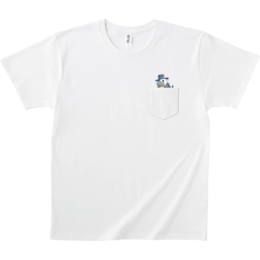 神宮寺 牛ちゃん ポケットちらり Tシャツ