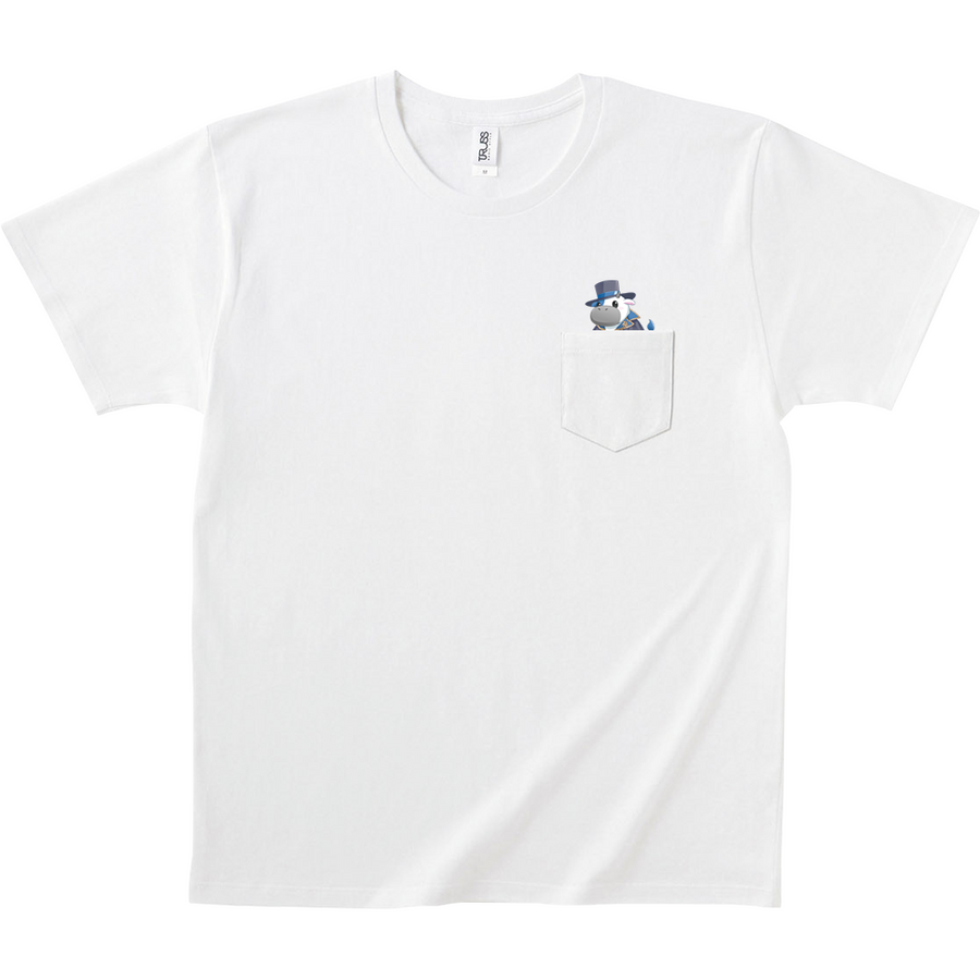 神宮寺 牛ちゃん ポケットちらり Tシャツ