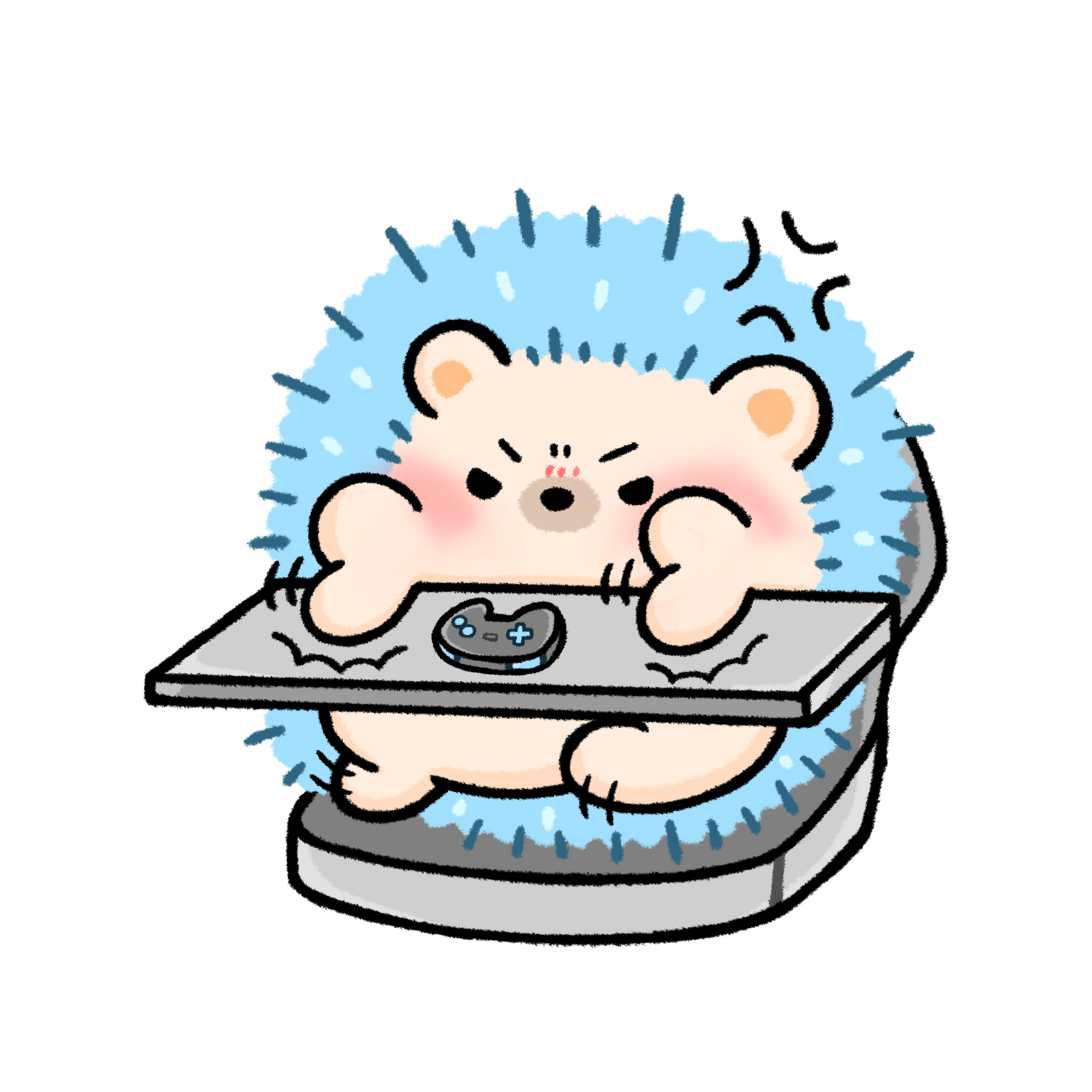 ジンクスもふもふアクキー