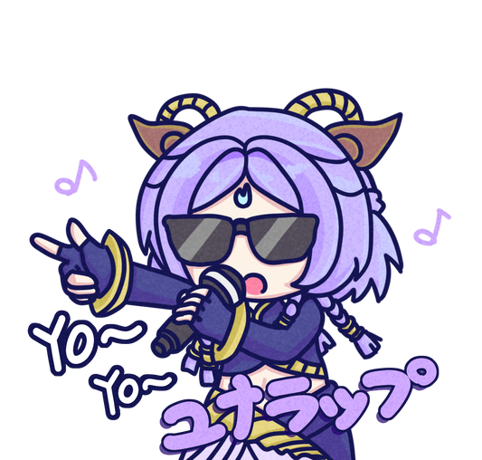 ユナラップちびアクキー