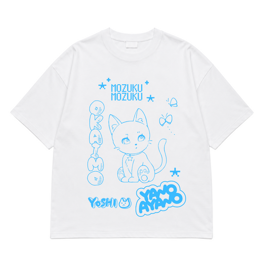 やのあやの もずく Tシャツ 白